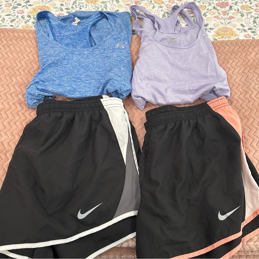 Women’s XL Athletic Shorts and Tanks